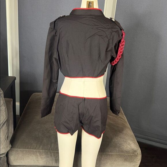 Leg Avenue Black Sexy Trooper Uniform Costume Halloween Cosplay Size L NEW *READ - Picture 8 of 14